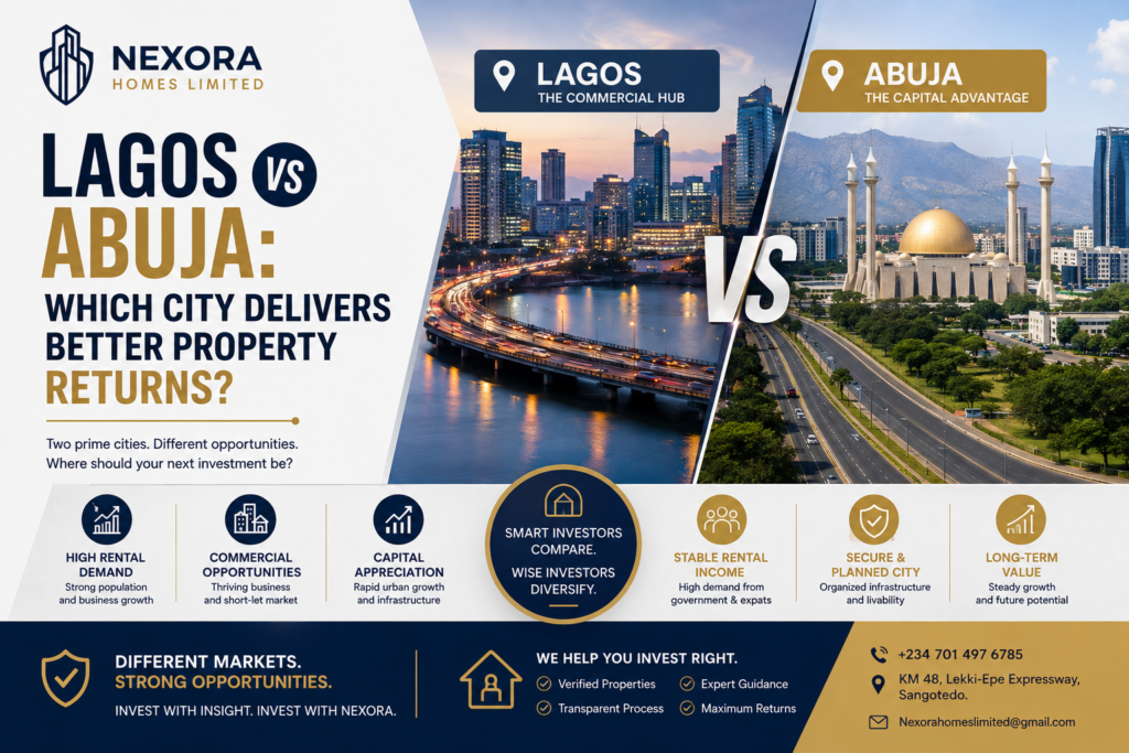 Lagos vs Abuja: Which City Delivers Better Property Returns?